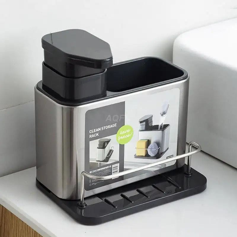 Kitchen Sink Cutlery Holder, Stainless Steel Flatware Organizer, Kitchen Utensils Cutlery Caddy Counter, Multifunctional Kitchen Sink Washing Sponge Storage Rack, Chopstick Cage with Water Outlet Tray Kitchen Sink Cutlery Holder, Stainless Steel Flatware Organizer, Kitchen Utensils Cutlery Caddy Counter, Multifunctional Kitchen Sink Washing Sponge Storage Rack, Chopstick Cage with Water Outlet Tray